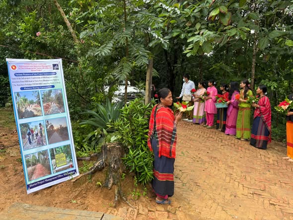 ADB mission field inspection at the project site