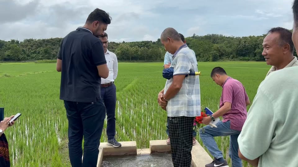 Asian Development Bank (ADB) Delegation Inspects Irrigation Drainage and Community Activities in Kamalchhari
