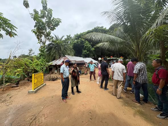 Community engagement during the Manikchhari inspection