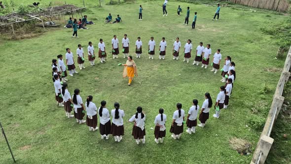 Students participating in Menstrual Hygiene Day 2026